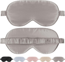 Silk Sleeping Mask for Travel/Plane/Side Sleeper Pure Mulberry Silk Eye Mask for
