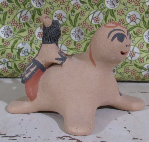 VTG Native American Jemez Pueblo TURTLE Storyteller by Felicia Fragua (F.F.) - Picture 3 of 6