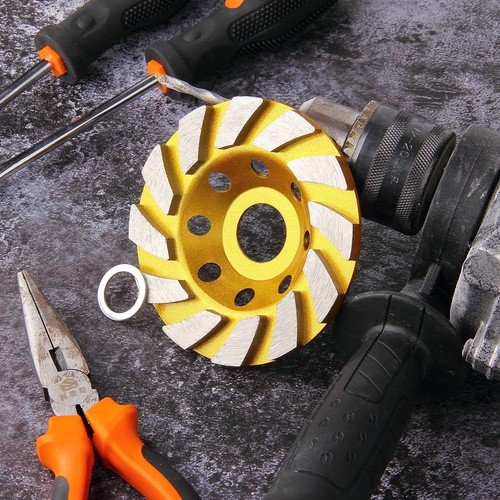 HRLORKC 4 Inch Concrete Turbo Diamond Grinding Cup Wheel 12 Segs Heavy Duty A... - Picture 7 of 9