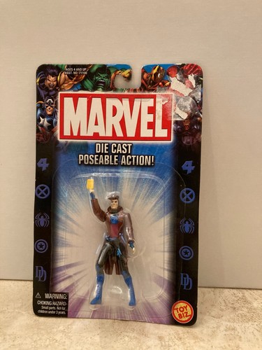 Vintage 2002 Gambit X-Men Classics Die Cast Poseable 2,5" Figur Marvel Toy Biz NEU - Bild 1 von 2