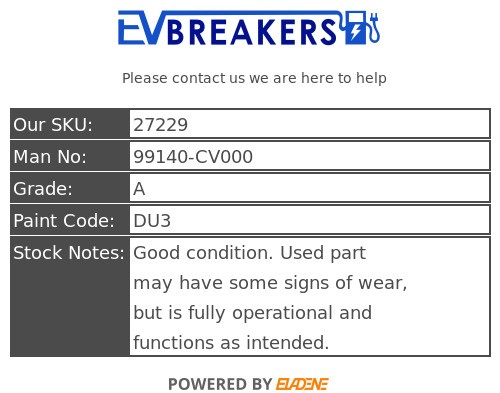 KIA EV6 BLIND SPOT RADAR REAR LEFT 2021-2024 99140-CV000 - Picture 8 of 11