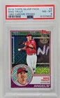 2018 Topps Silver 1983 Refractor MIKE TROUT CARD PSA 8 NM-MT