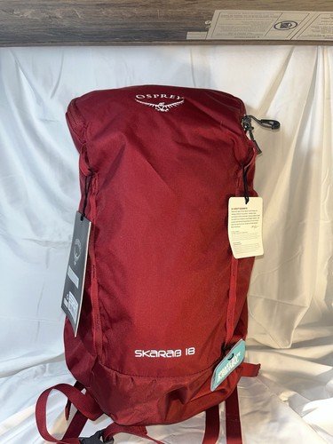 Osprey Skarab 18L mit Reservoir Mystic Red O/S Trink-/Wanderrucksack