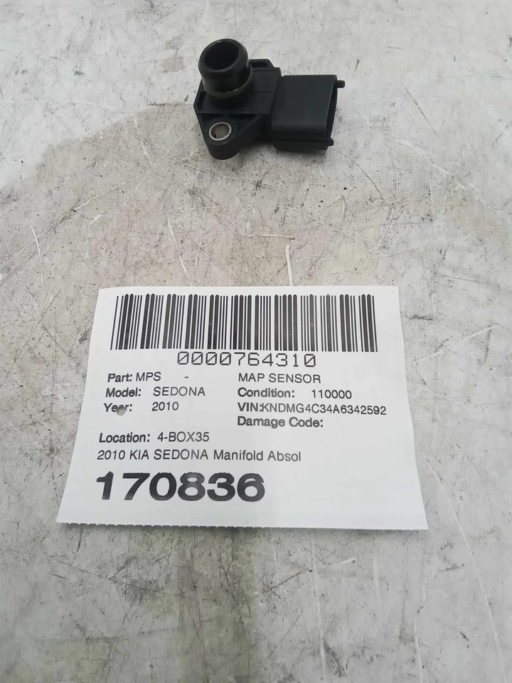 Sensor de mapa de presión absoluta colector KIA SEDONA 2010 39300-38200 USADO OEM Foto 2 de 4