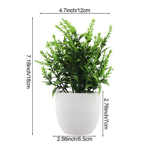 Wohndeko kleine Lavendel Eukalyptus Pflanze im Topf mit realistischem Design - Bild 13 von 62