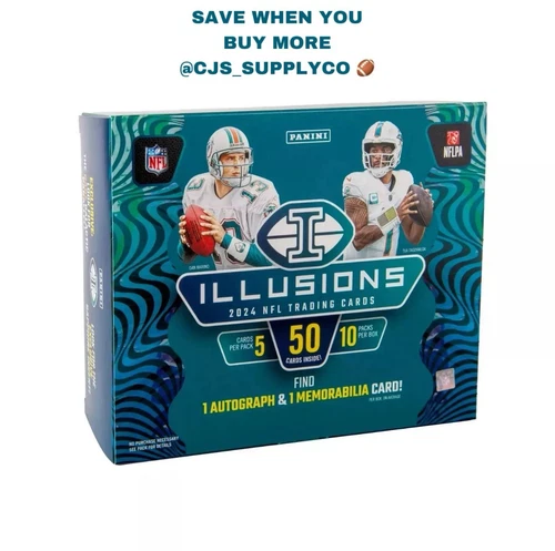 2024 Panini Illusions Football Trading Cards -PREMIUM BOX - New / Sealed In Hand