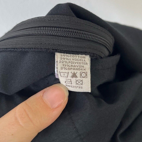 NUEVO CON ETIQUETAS MARGARITAVILLE Pantalones Cortos Capri Elastizados Negros Talla 10 - Imagen 8 de 9