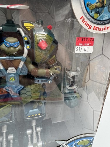 2005 TEENAGE MATANT NINJA TURTLES MECH WREKKERS LEO MOTOEIZED WALKING BATTLESUIT - Picture 12 of 13