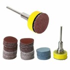 100pcs 1 IN Hook&loop Ponceuse Soutien Patins 100-3000Grit Sanding-Discs Avec