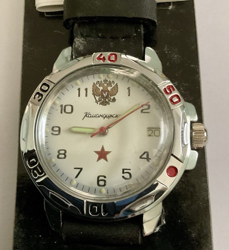 Vostok Komandirskie Russian Military Watch, Mechanical, NIB - Picture 2 of 3