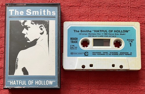THE SMITHS - UK CASSETTE TAPE - HATFUL OF HOLLOW - 1984 ROUGH TRADE/PAPER LABELS