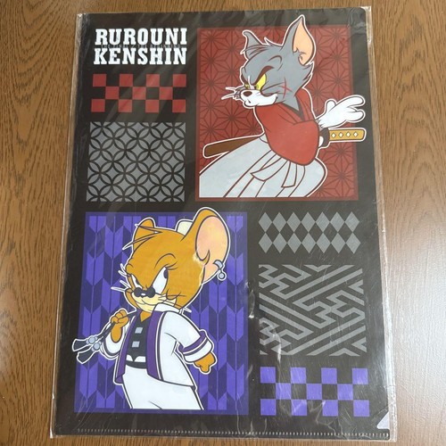 Rurouni Kenshin Tom And Jerry Clear File Dango Pen Japan Anime - Picture 2 of 5