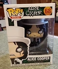 Funko Pop! Rocks / Alice Cooper in White Top Hat / 68 / CIB / Great Condition!