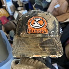 Kubota Tractors Power Equipment Adjustable Cap Hat OSFA Camo