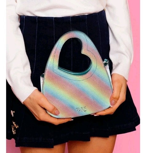 Paris Hilton Heartbreaker Top Handle Crossbody Bag, RAINBOW *neu mit Etikett* - Bild 6 von 8