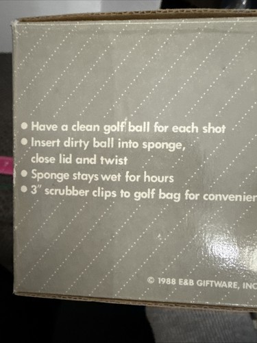 Vintage Star Case großer rotierender Golfballreiniger am Schlüsselanhänger Clip - Bild 8 von 9