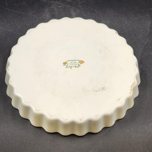 Avignon Toscany Fine China Pie Quiche Dish 10" Floral Pattern Japan Discontinued - Picture 10 of 12