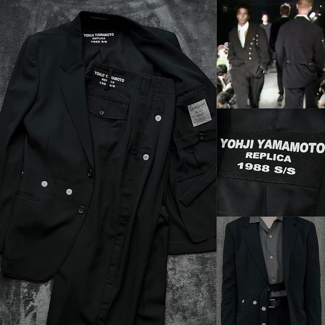 Yohji Yamamoto 1988 S/S Collection Replica Suit Set Up, | eBay Yohji Yamamoto 1988 S/S Collection Replica Suit Set Up, | eBay