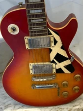 Japan Single-Cut Electric Gtr Sunburst Unknown Maker with Hard Case