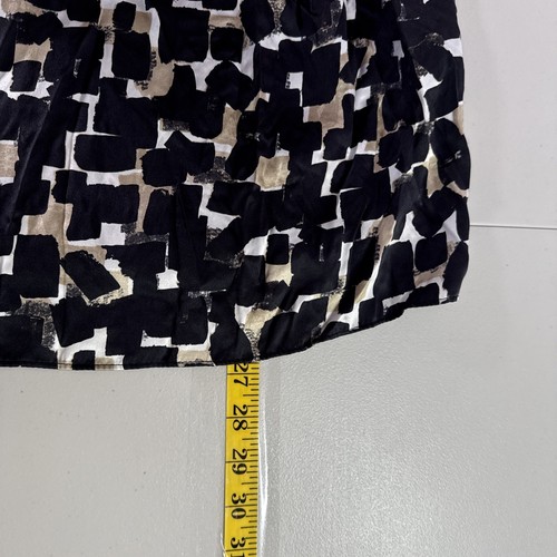 White House Black Market WHBM Top Womens M Sleeveless Halter 100% Silk Career - Picture 11 of 11