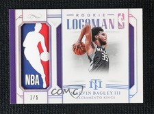 2018-19 Panini National Treasures Rookie /5 Marvin Bagley III #RL-MB RC Logoman