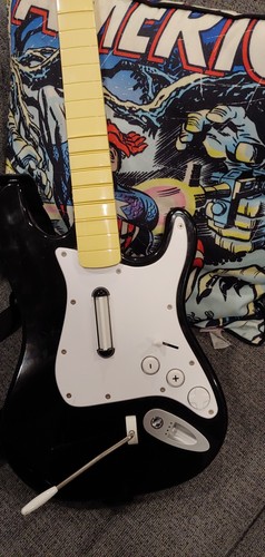 Wii Rock Band Bundle Drums Guitar w/ Dongle Mic Rockband Green Day Games Tested✅ - Picture 4 of 6