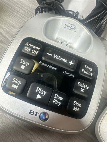 BT4600 Twin Advanced Nuisance Call Blocker Duży przycisk Telefon bezprzewodowy Zestaw głośnomówiący - Zdjęcie 8 z 11