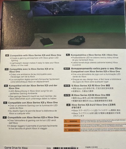 Seagate Game Drive for Xbox 2TB USB 3.2 Gen 1 Portable Hard Drive - Black - Picture 2 of 3