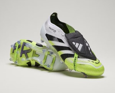 Adidas Predator Elite FT FG White/Neon Mens US 9 Soccer Football Boots Cleats 