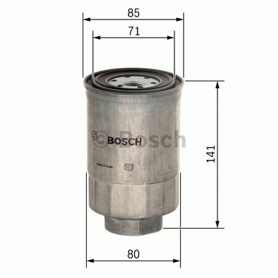 ENGINE FUEL FILTER BOSCH F 026 402 813 FOR KIA SPORTAGE 2.0 CRDI AWD,2.0 CRDI 2L - Picture 2 of 5