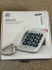 BT Big Button 200 Corded Phone with Handsfree Speaker