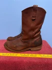 Red Wing 1155 Pecos Brown Leather Pull On Western Boots Men's 10.5D   HEEL  WEAR