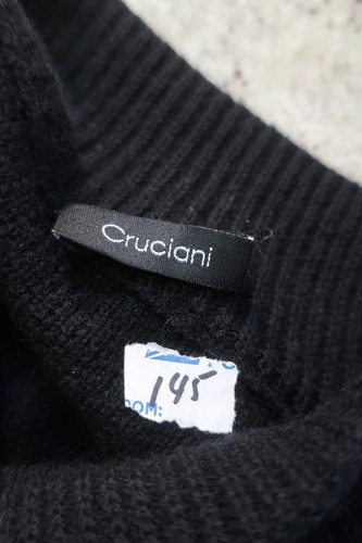 Mens Cruciani Black Cardigan Button Down Sweater 50 EUR/XL - Picture 11 of 12