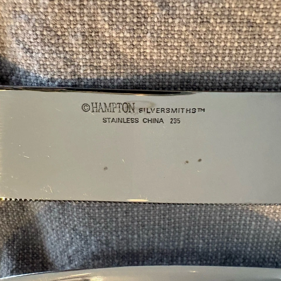 Hampton Silversmiths Stainless W/Gold Accent Wedding Cake/Pie Server And Knife - Image 4 of 4