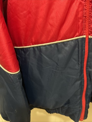 Vtg 90’s Houston Rockets Pro Player NBA Basketball Puffer Jacket Sz Medium RARE - 第 6/24 張圖片