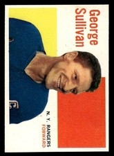 1960 Topps Hockey #18 George Sullivan NM/MT