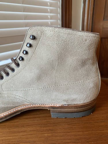 NEW w BOX | ALDEN 12D MILKSHAKE SUEDE COMMANDO SOLE INDY BOOTS 12 D - Picture 19 of 24