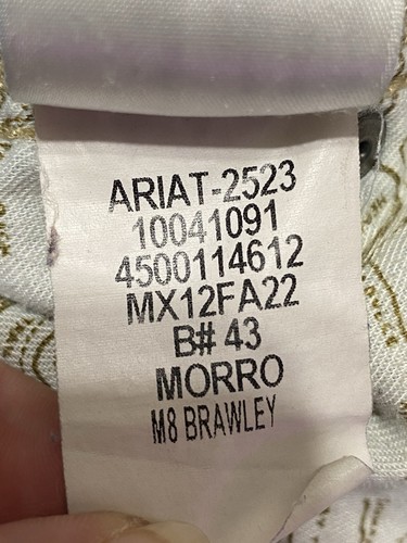 Ariat Jeans Mens 29x34 Blue M8 Modern Slim Leg Williams Dakota Pant Western Work - Picture 6 of 14