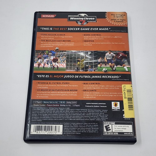 World Soccer Winning Eleven 7 International (PlayStation PS2) TESTED - Picture 3 of 8