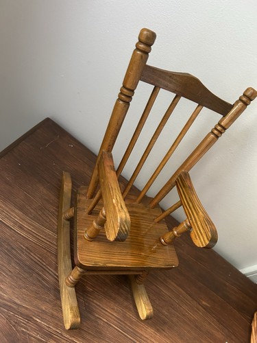 Miniature Rocking Chair-wooden - Picture 2 of 6