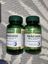 Nature's Bounty 2Pack Melatonin 10 Mg Exp 03-27 Factor Sealed Free Shipping 120c