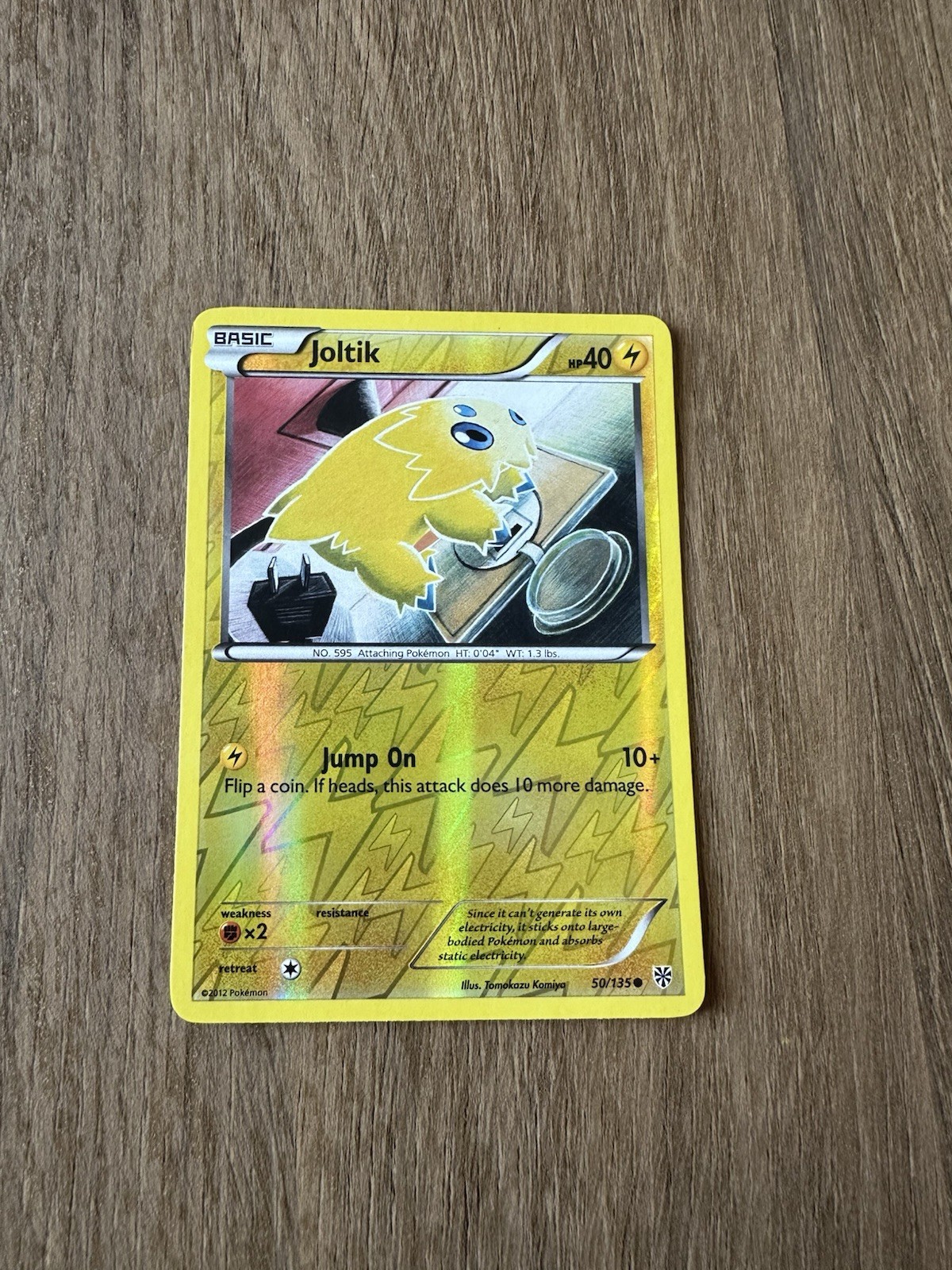 Pokémon TCG Joltik 50/135 Plasma Storm Reverse Holo (Komiya) NM/VLP