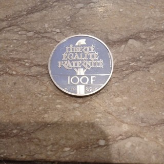 100 francs argent 1989 BE Sup