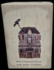Boyds Bears Boos Haunted House with Spidey McBibble Halloween Treasure Box NEW