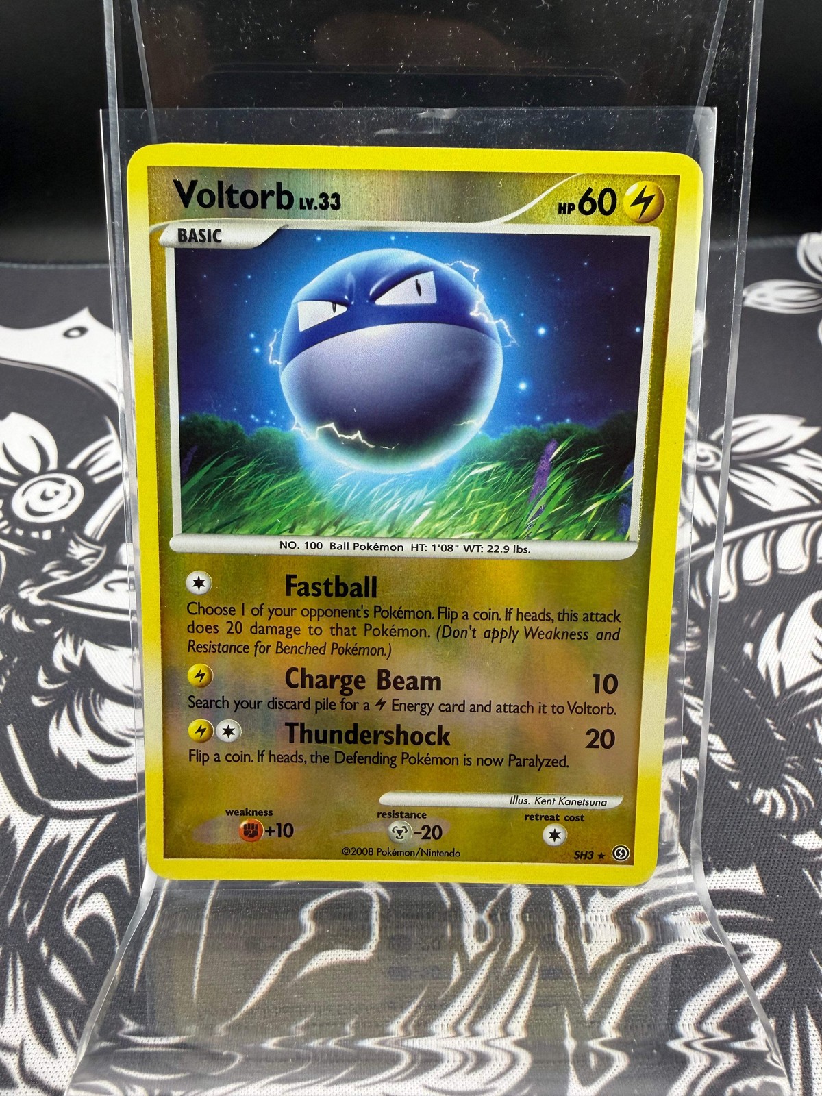 VOLTORB SH3/100 RARE STORMFRONT POKEMON REVERSE HOLO LP