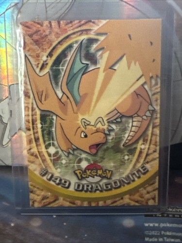 2000 Topps Pokemon TV Animation Series 3 #149 Dragonite Blue Logo Vintage NM