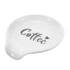 Spoon Rest: Reusable Ceramic Spoon Holder - Compact Stirrer Tray For Coffee