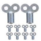 10 Stück Heizkörper-Entlüftungsschlüssel, Zinklegierung,