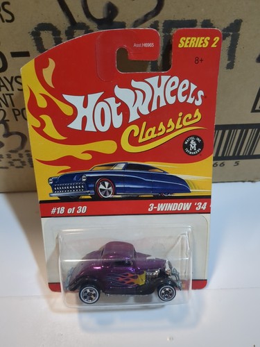 Hot Wheels CLASSIC SERIES 2 ● #18 of 30 3-Window '34 Spectraflame Purple - Bild 3 von 6