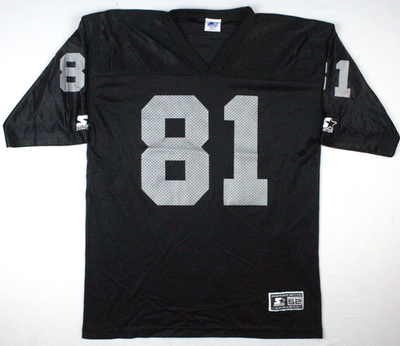 90s 公式 RAIDERS Tim Brown メンズ L サイズ Tim Brown Oakland Raiders Vintage 90's Starter NFL Football